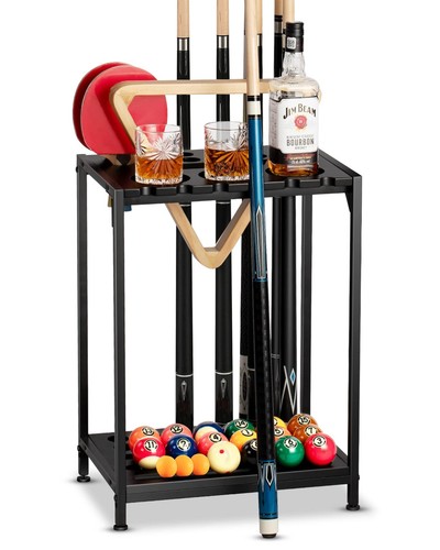 Extcct pool cue rack floor - rack,