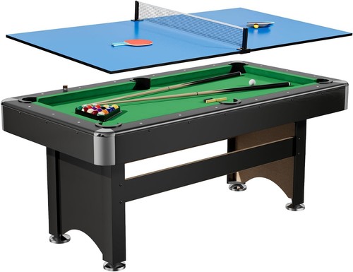 Pool table with ping - 6-ft,