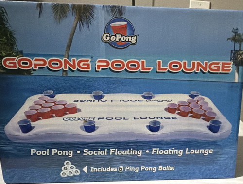 Gopong floating beer pong pool - pong,